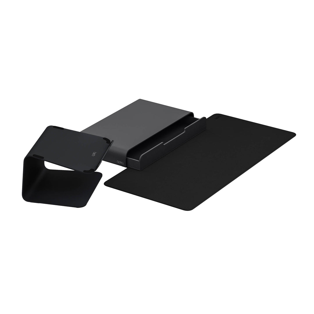 Complete bureau set in off black