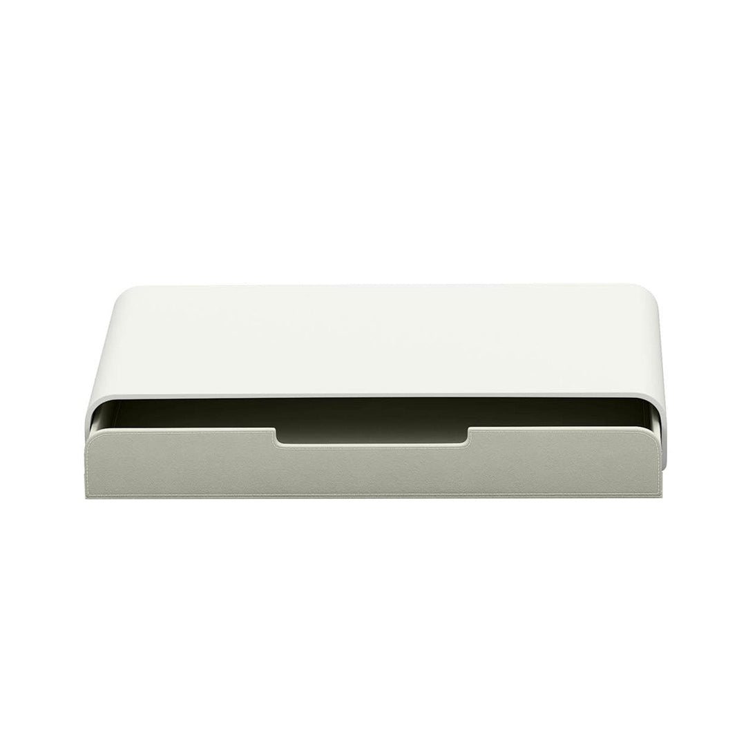 Monitor bureau set in off white