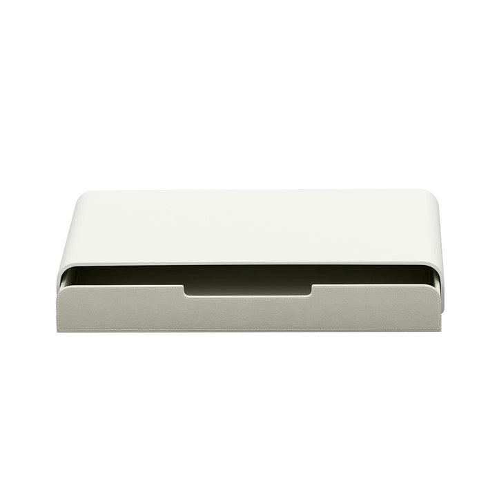Monitor bureau set in off white